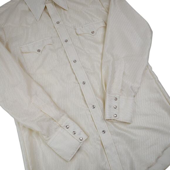 Vintage JC Penny Tom Ferguson Collection Pearl Snap Down Western Shirt - Picture 3 of 10